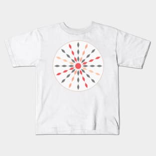 Minimalist Sun Mandala Kids T-Shirt